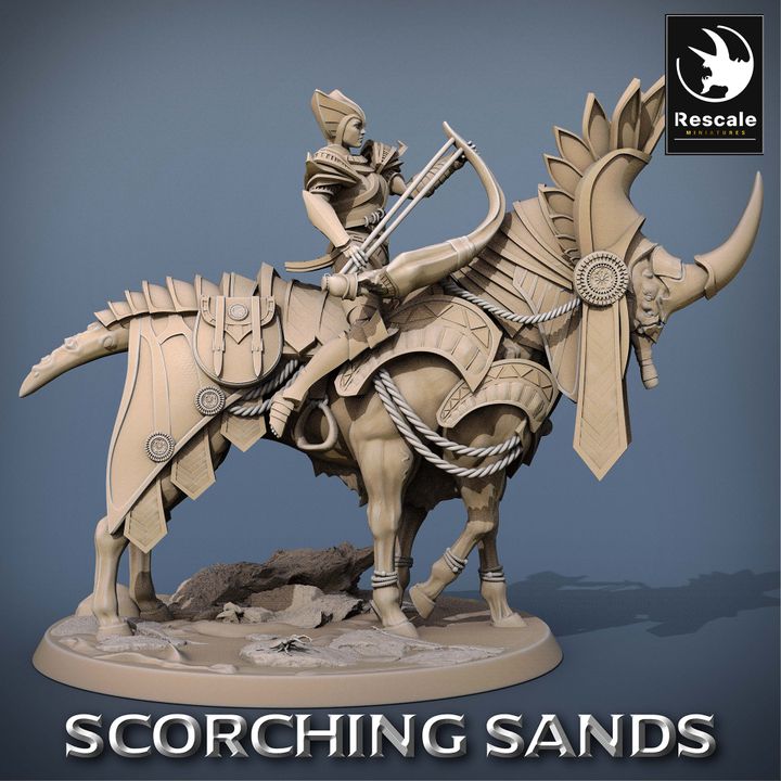 Egyptian Mythical Beast Mount Monstrosity | Large | Rescale Miniatures | D&D DnD Pathfinder Miniature