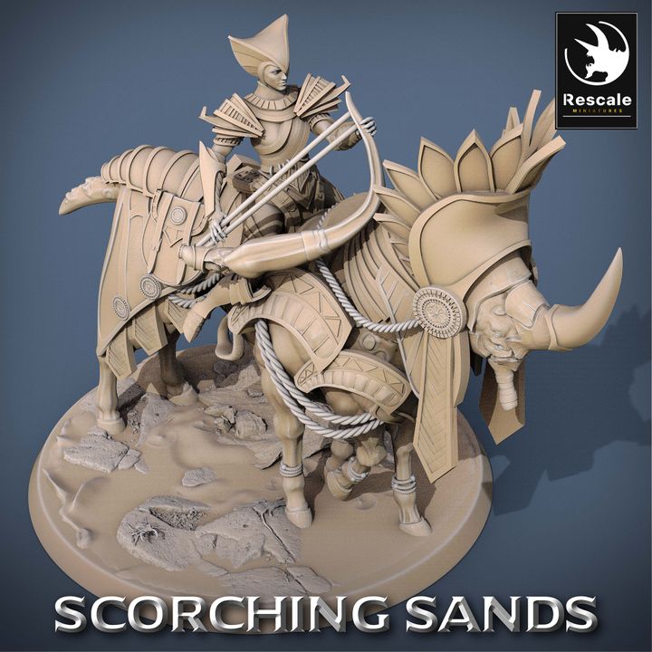 Egyptian Mythical Beast Mount Monstrosity | Large | Rescale Miniatures | D&D DnD Pathfinder Miniature