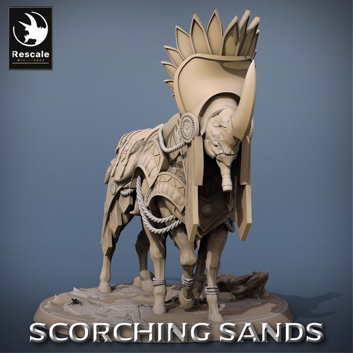 Egyptian Mythical Beast Mount Monstrosity | Large | Rescale Miniatures | D&D DnD Pathfinder Miniature