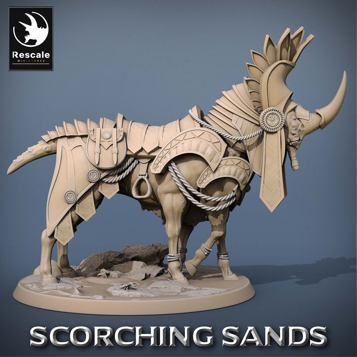 Egyptian Mythical Beast Mount Monstrosity | Large | Rescale Miniatures | D&D DnD Pathfinder Miniature