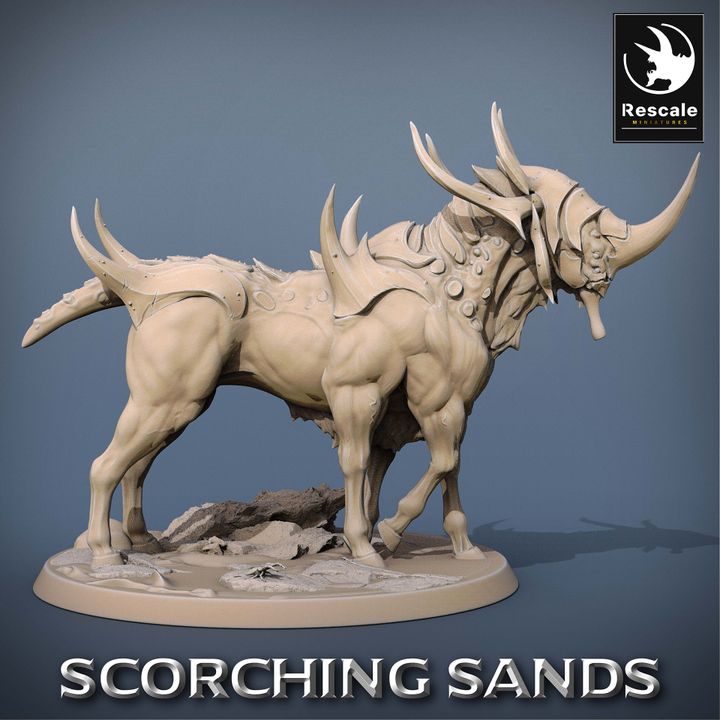 Egyptian Mythical Beast Mount Monstrosity | Large | Rescale Miniatures | D&D DnD Pathfinder Miniature
