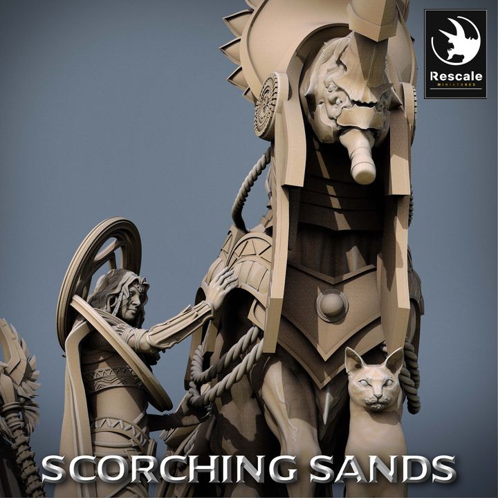 Egyptian Mount - Queen (100mm Base)