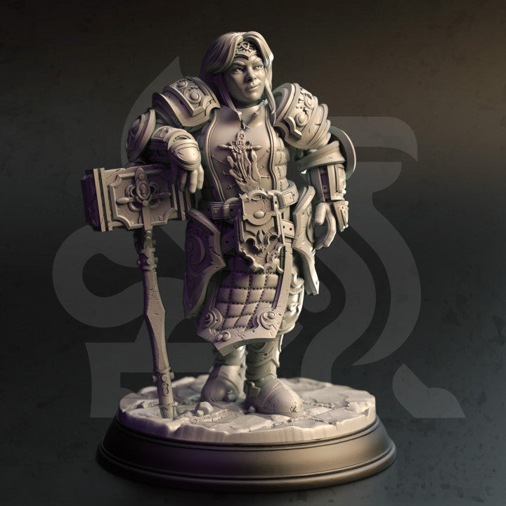 Dwarf Conquest Paladin - Standing (25mm Base)