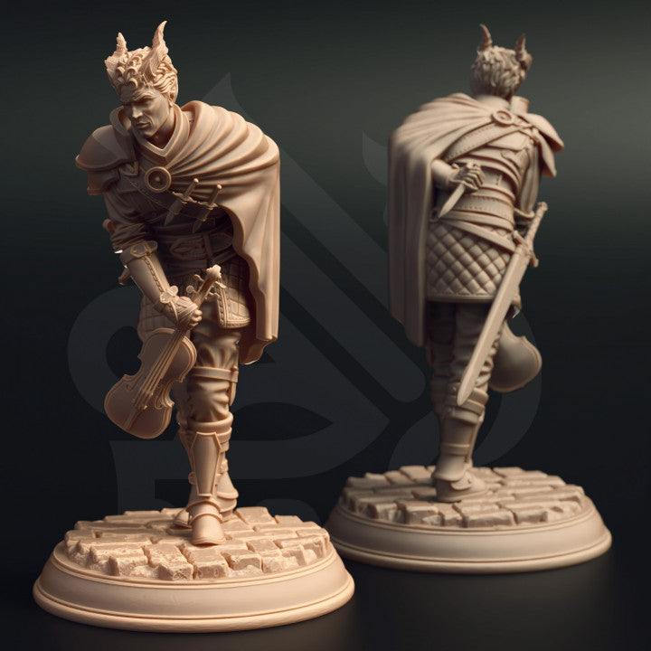 Tiefling Bard Fighter - Eramis (25mm Base)