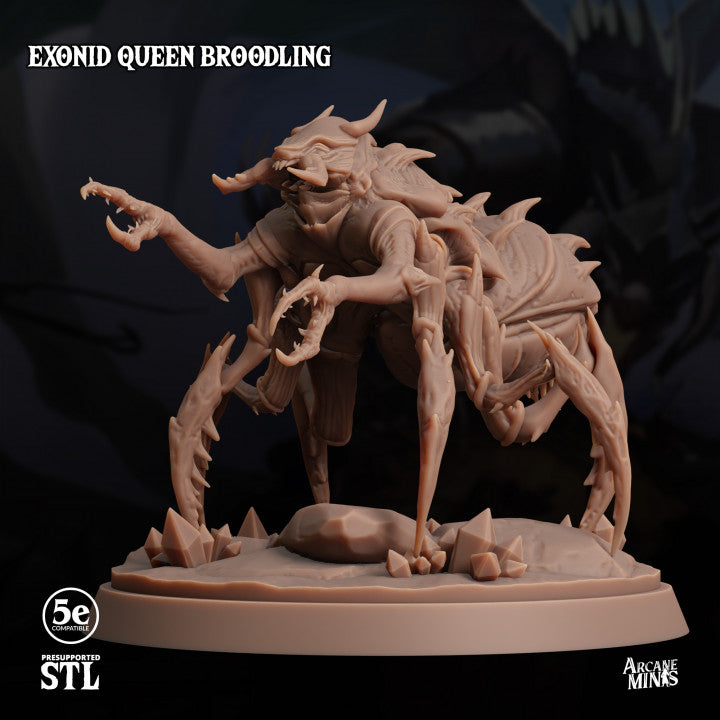 Exonid Queen Broodling - Static (50mm Base)