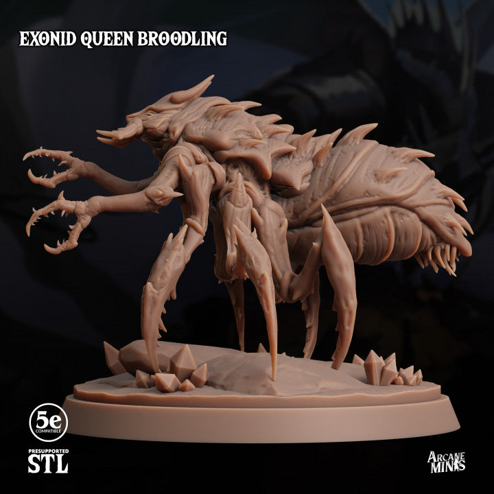 Exonid Queen Broodling - Static (50mm Base)