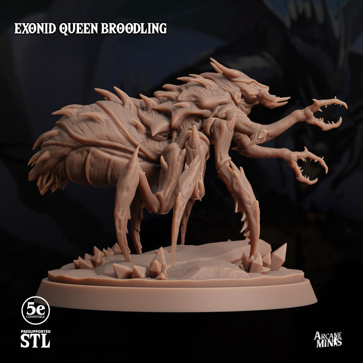 Exonid Queen Broodling - Static (50mm Base)