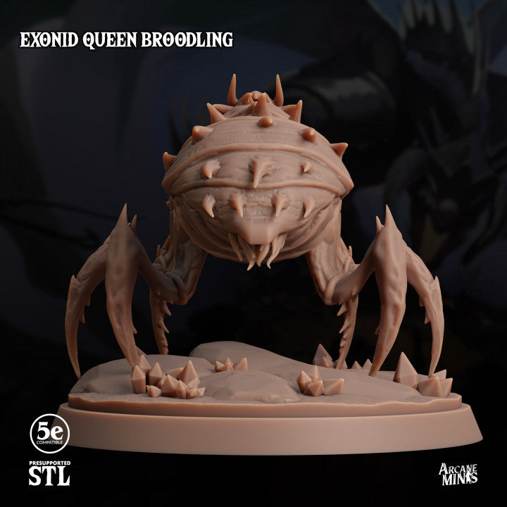 Exonid Queen Broodling - Static (50mm Base)