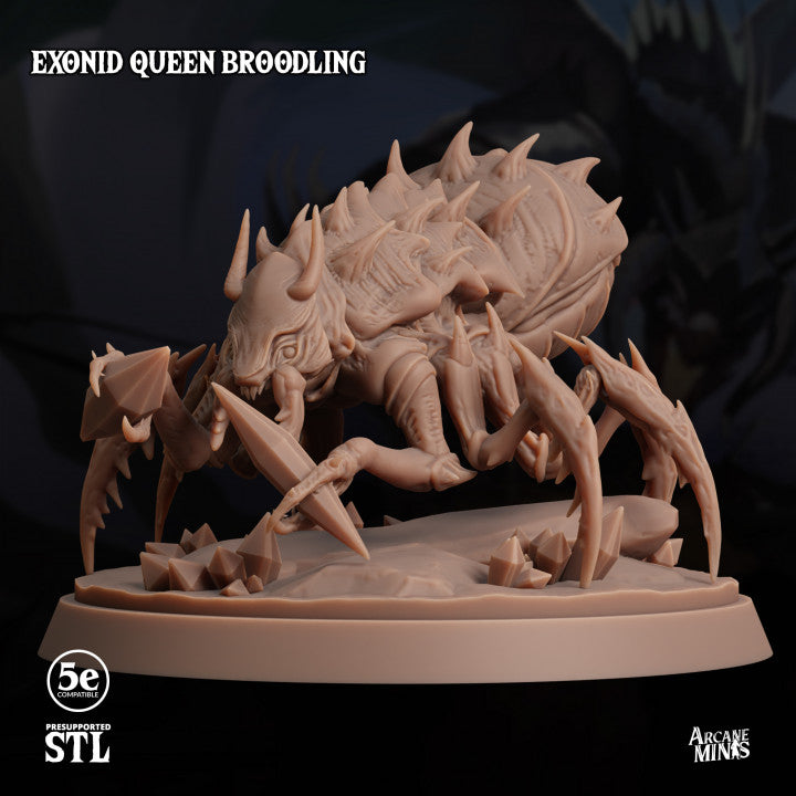 Exonid Queen Broodling - Static (50mm Base)