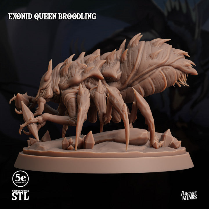 Exonid Queen Broodling - Static (50mm Base)