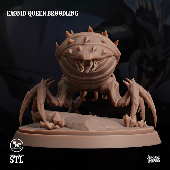 Exonid Queen Broodling - Static (50mm Base)