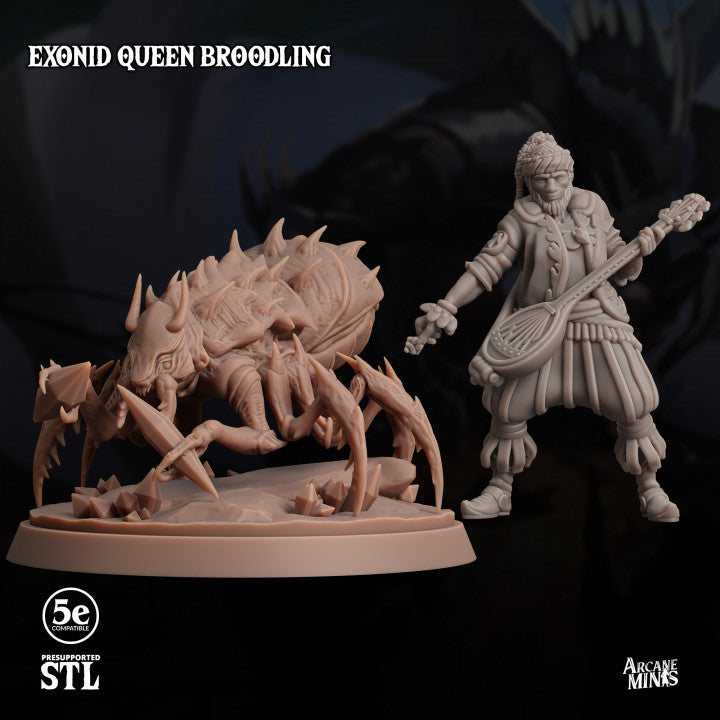 Exonid Queen Broodling - Static (50mm Base)