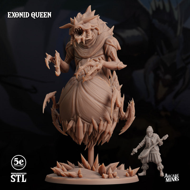 Exonid Queen Broodling - Static (50mm Base)