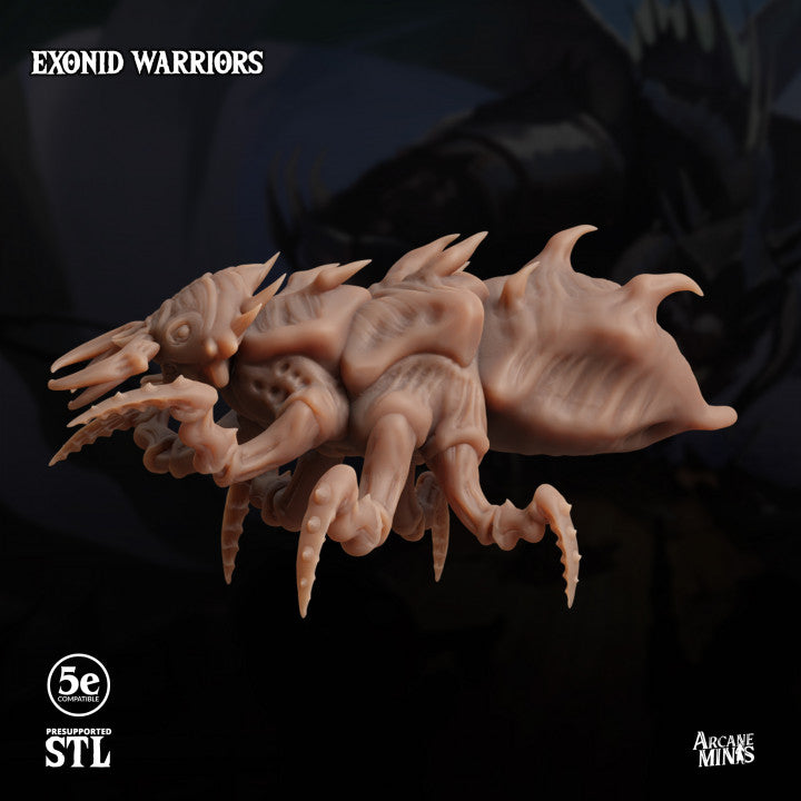 Exonid Warrior - Advance (50mm Base)