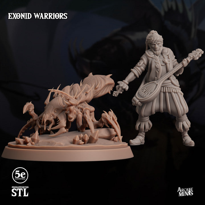 Exonid Warrior - Advance (50mm Base)