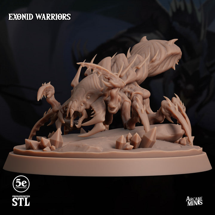 Exonid Warrior - Advance (50mm Base)