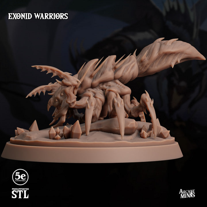 Exonid Warrior - Advance (50mm Base)