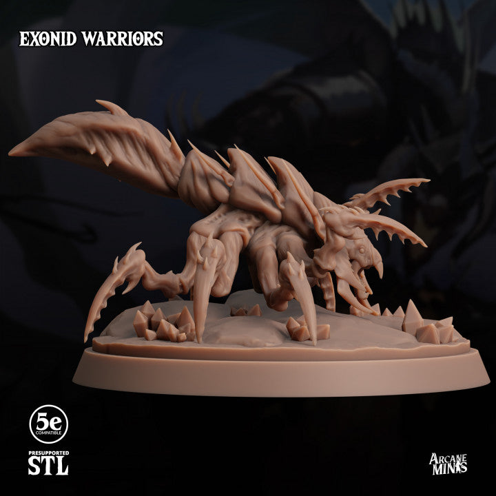 Exonid Warrior - Advance (50mm Base)