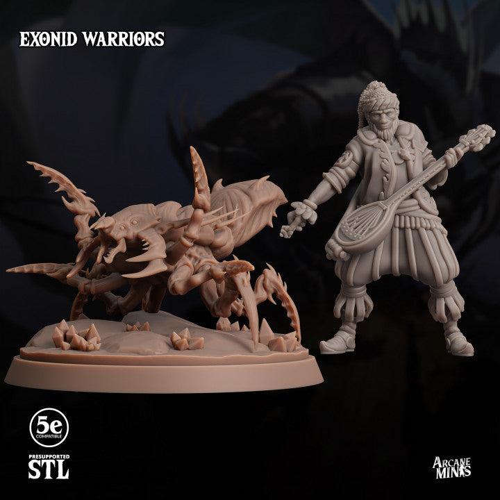 Exonid Warrior - Advance (50mm Base)