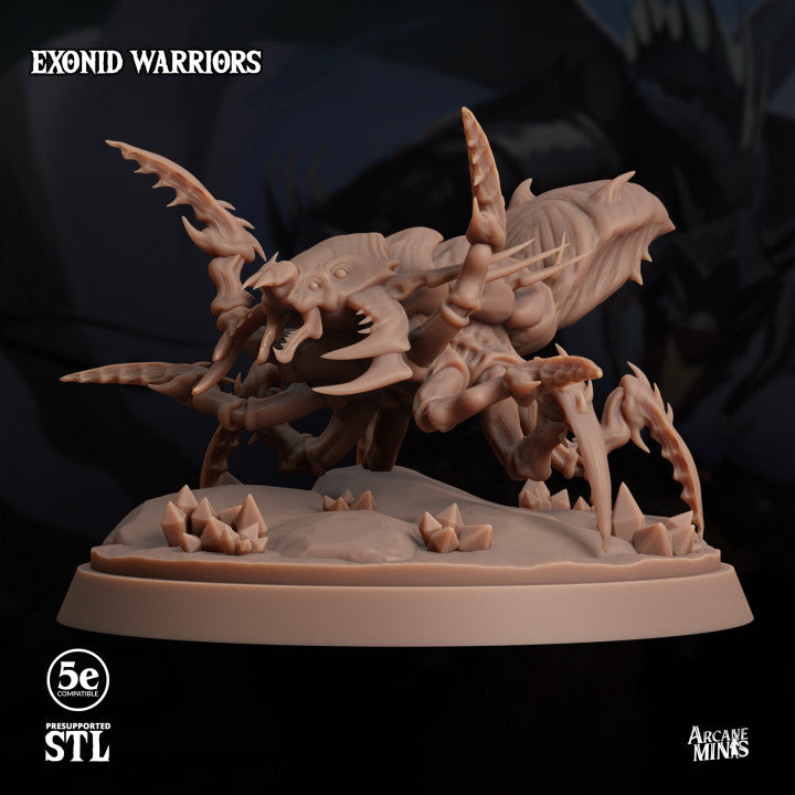 Exonid Warrior - Advance (50mm Base)