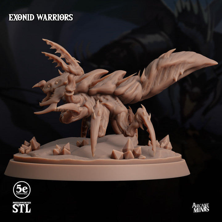 Exonid Warrior - Advance (50mm Base)