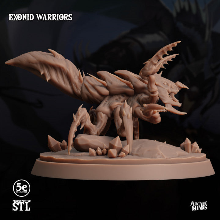 Exonid Warrior - Advance (50mm Base)