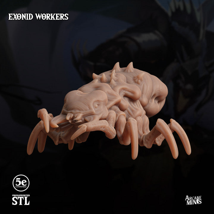 Exonid Workers - Crawling (32mm Base)