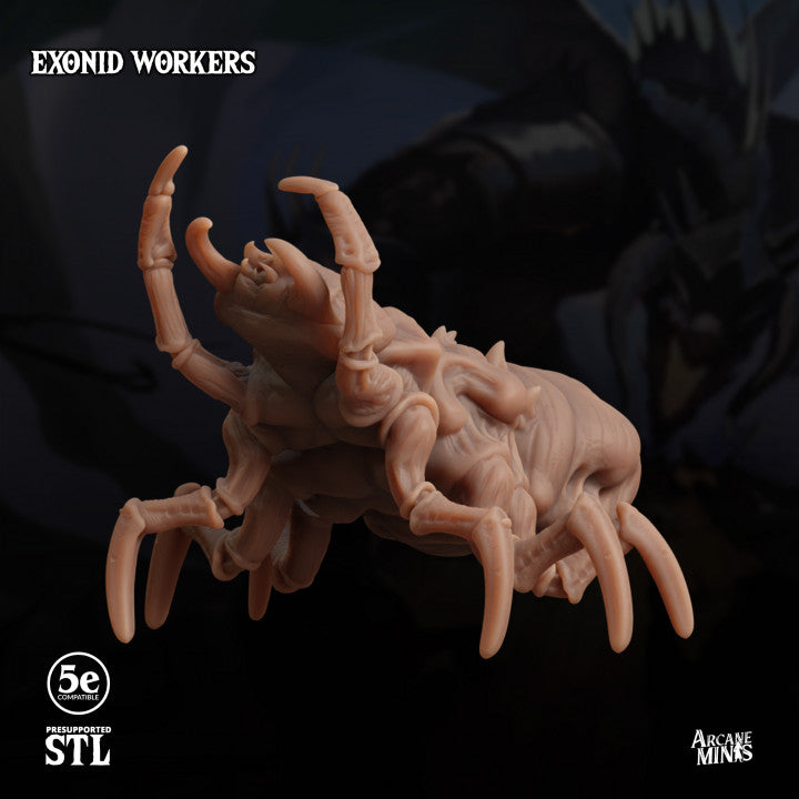Exonid Workers - Crawling (32mm Base)