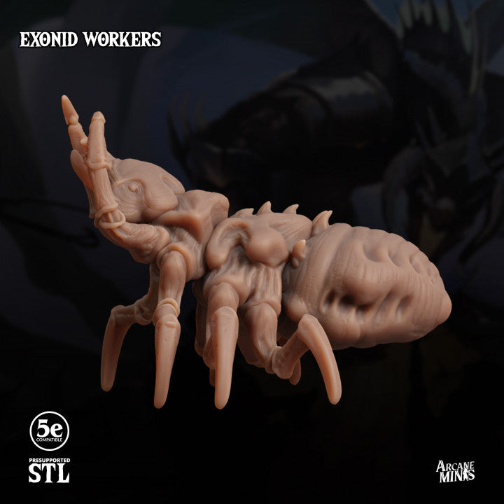Exonid Workers - Crawling (32mm Base)