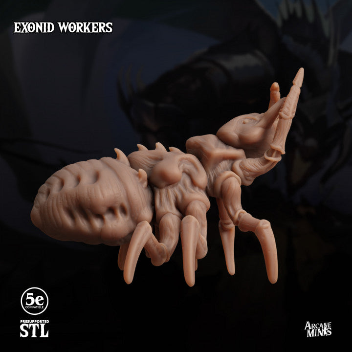 Exonid Workers - Crawling (32mm Base)