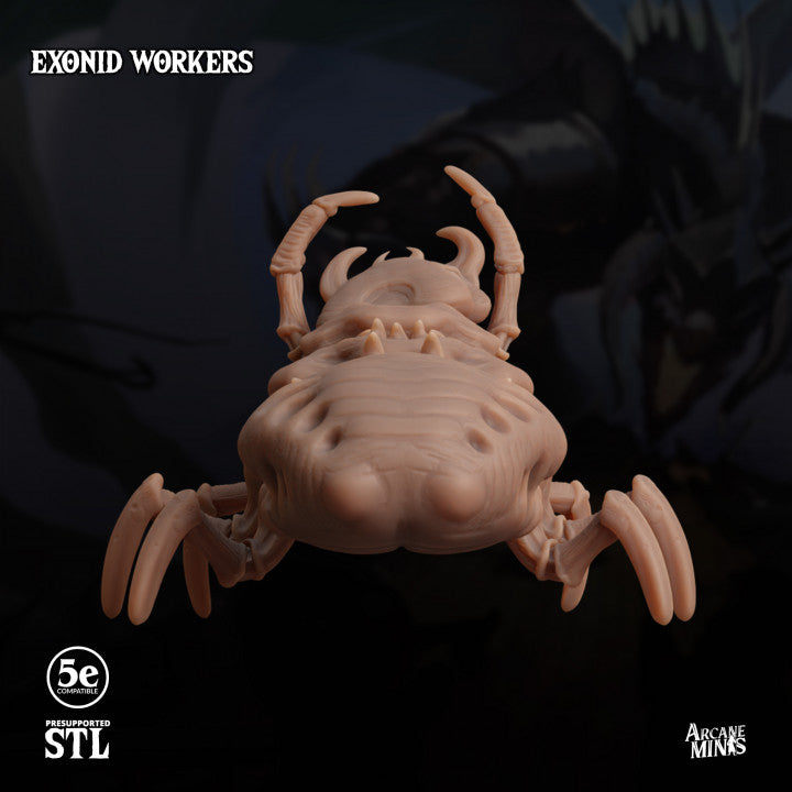 Exonid Workers - Crawling (32mm Base)