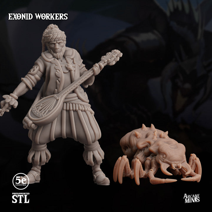 Exonid Workers - Crawling (32mm Base)
