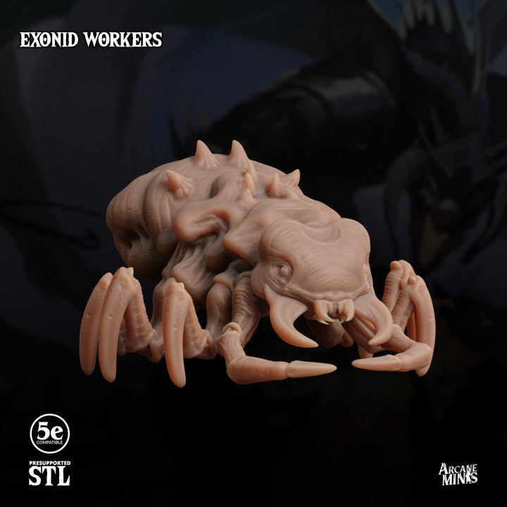 Exonid Workers - Crawling (32mm Base)