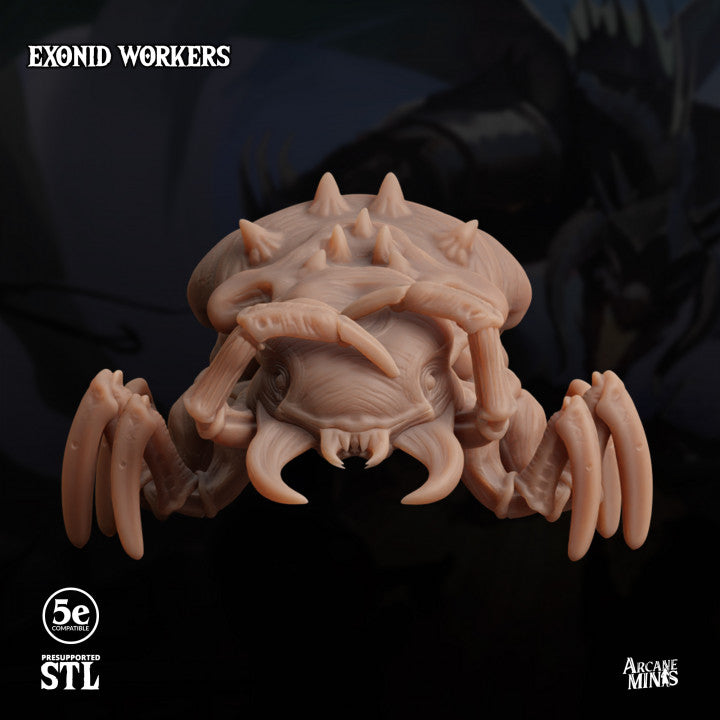 Exonid Workers - Crawling (32mm Base)