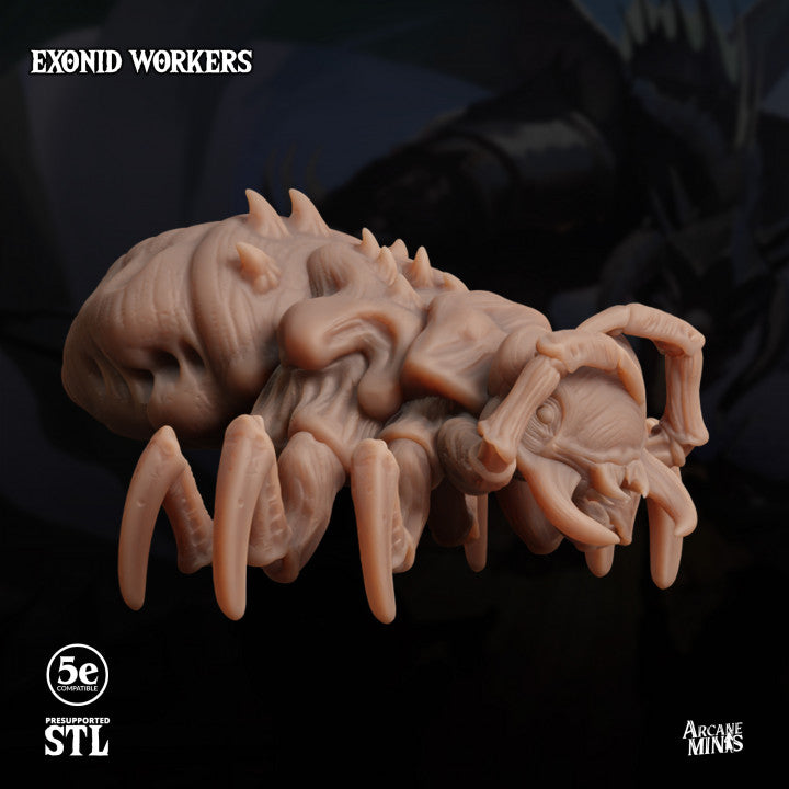 Exonid Workers - Crawling (32mm Base)