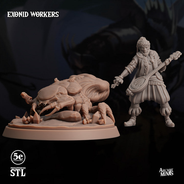 Exonid Workers - Crawling (32mm Base)