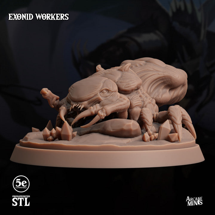 Exonid Workers - Crawling (32mm Base)
