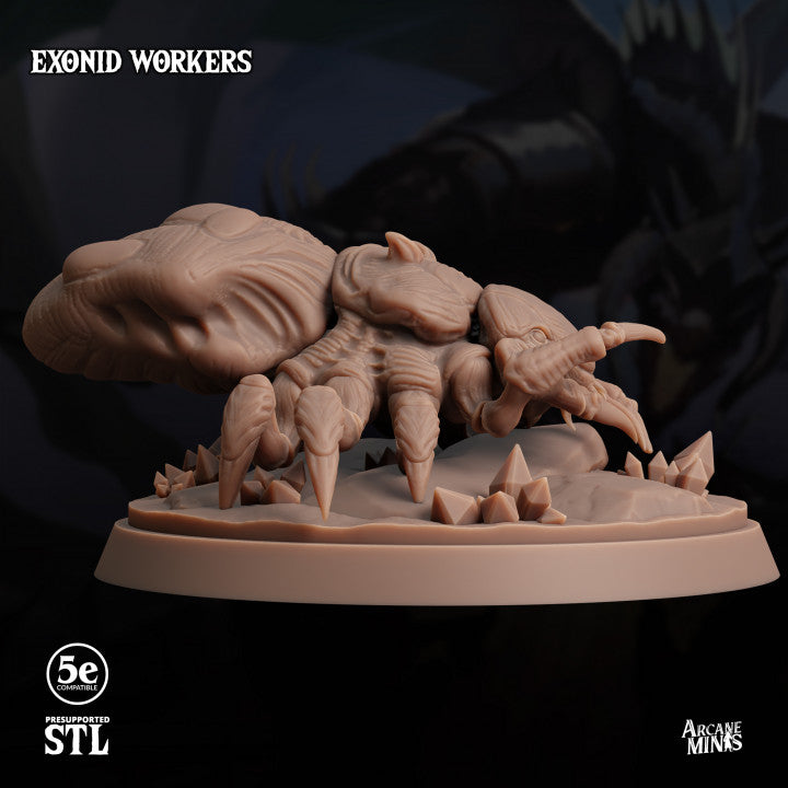 Exonid Workers - Crawling (32mm Base)