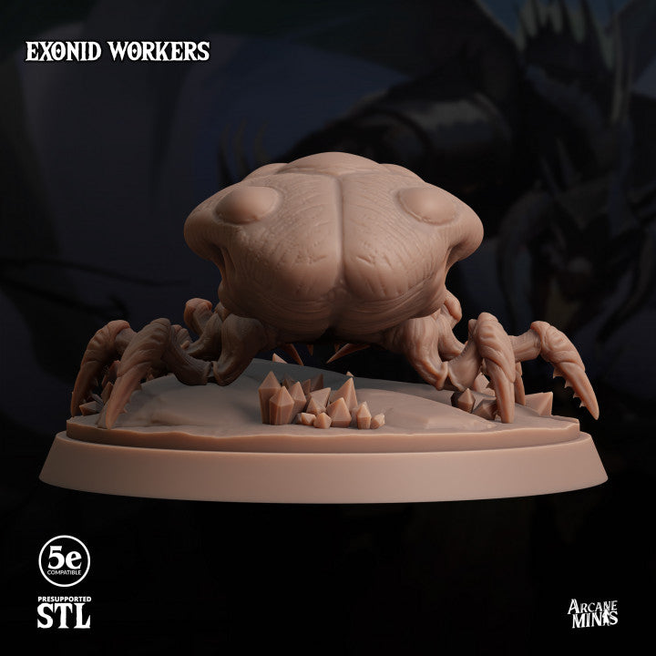 Exonid Workers - Crawling (32mm Base)
