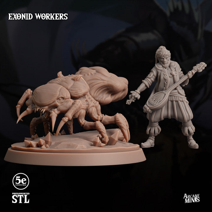 Exonid Workers - Crawling (32mm Base)