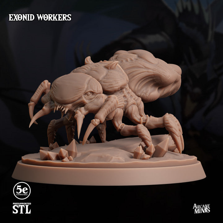 Exonid Workers - Crawling (32mm Base)