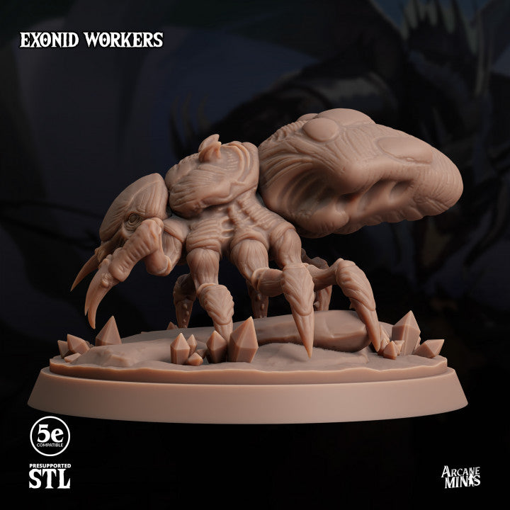 Exonid Workers - Crawling (32mm Base)