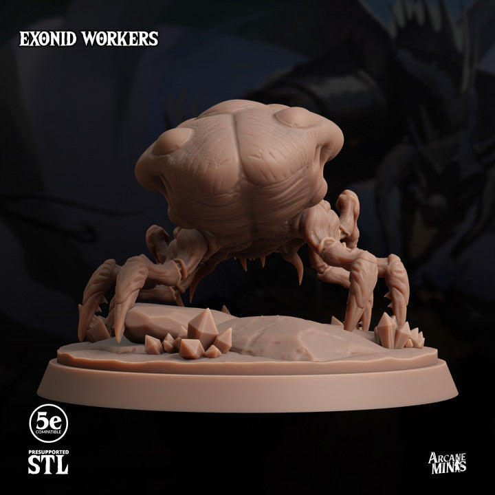 Exonid Workers - Crawling (32mm Base)