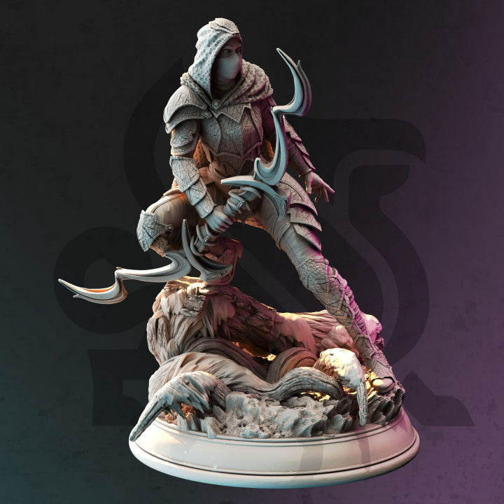Drow Swamp Ranger - Stealth (25mm Base)