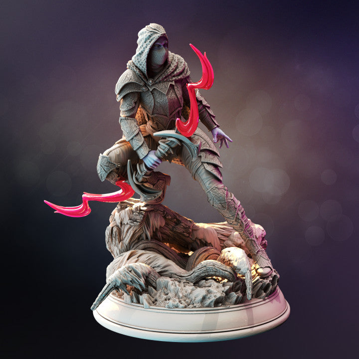 Drow Swamp Ranger - Stealth (25mm Base)