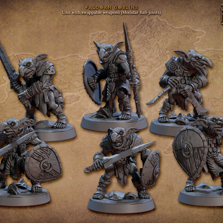 Faldorn Goblins - Warrior (25mm Base)