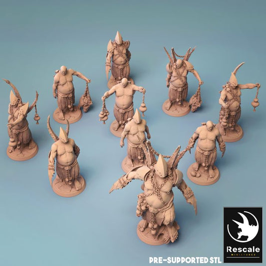 Pestilence Sons Fiend Commander | Medium | Rescale Miniatures | D&D DnD Pathfinder Miniature