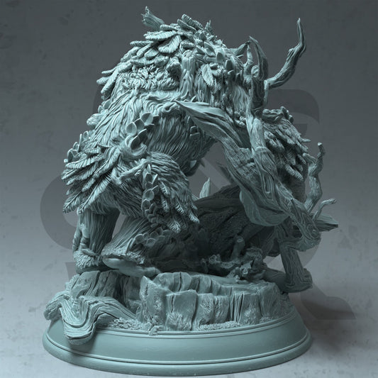 Búho oso tocado por las hadas - Firalyn (base de 50 mm)