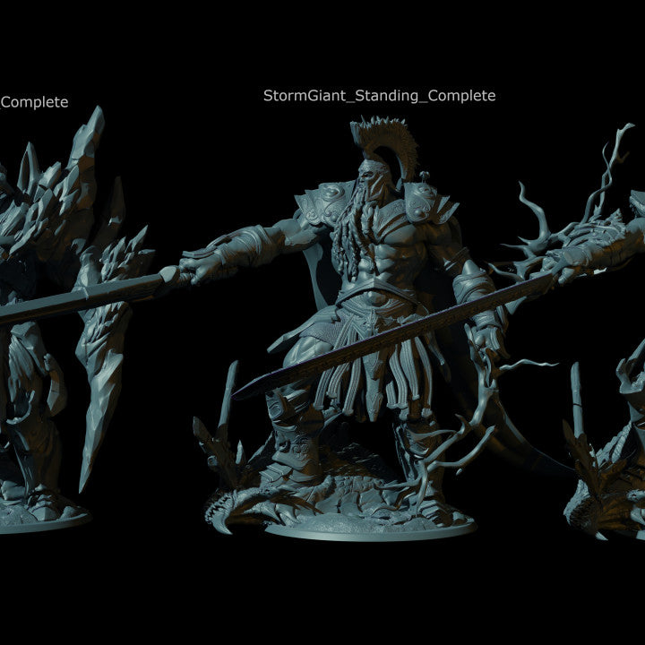 Storm Giant Guard Lightning Sword | Gargantuan | Rescale Miniatures | D&D DnD Pathfinder Miniature