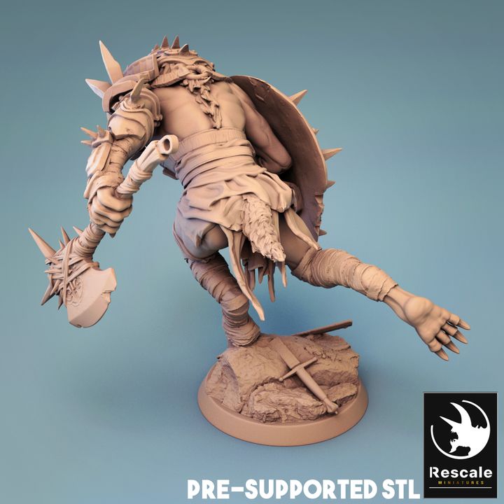Humanoid Rat - Charging (25mm Base)